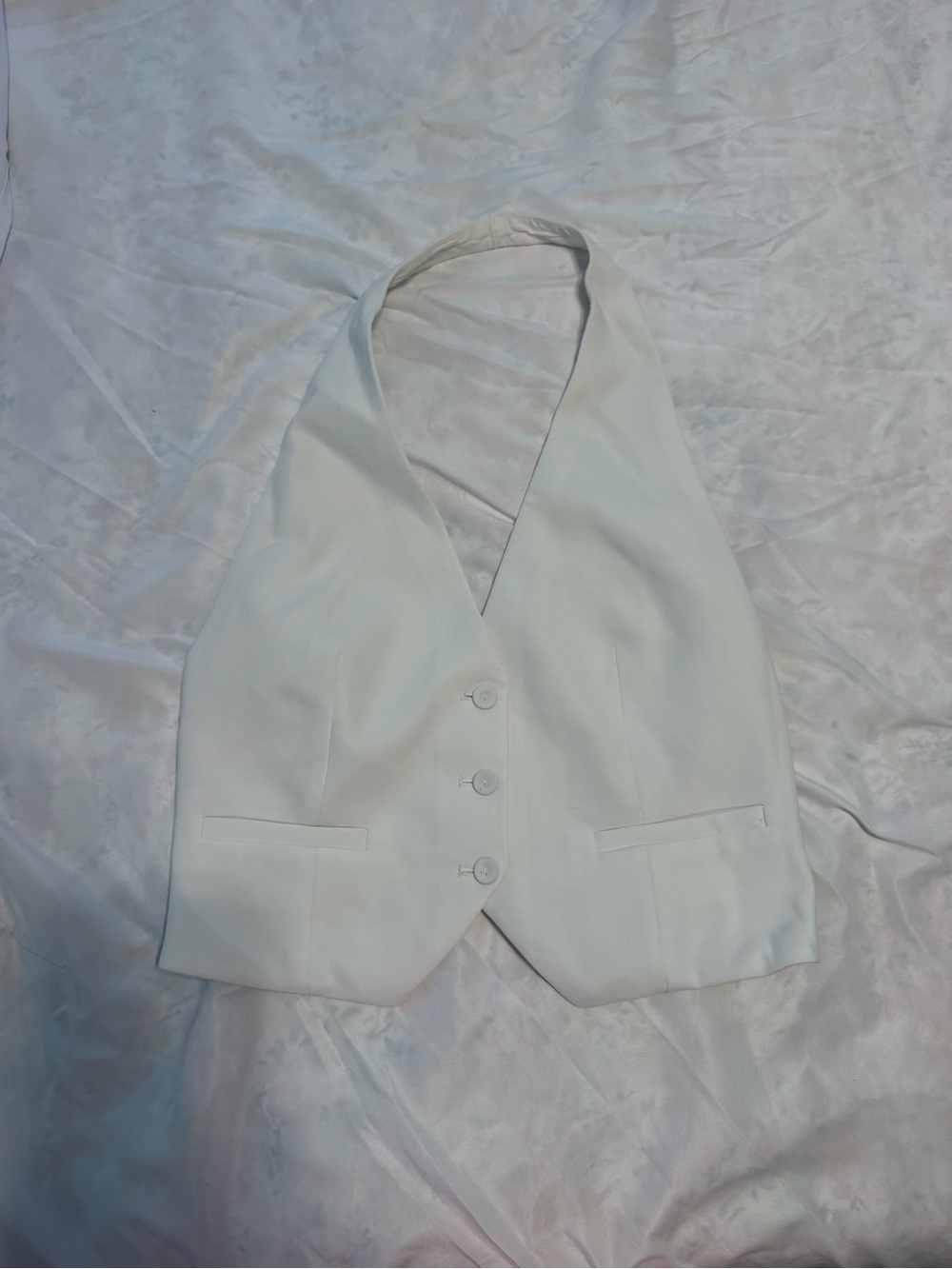 Mango Women’s Cream Halter Vest